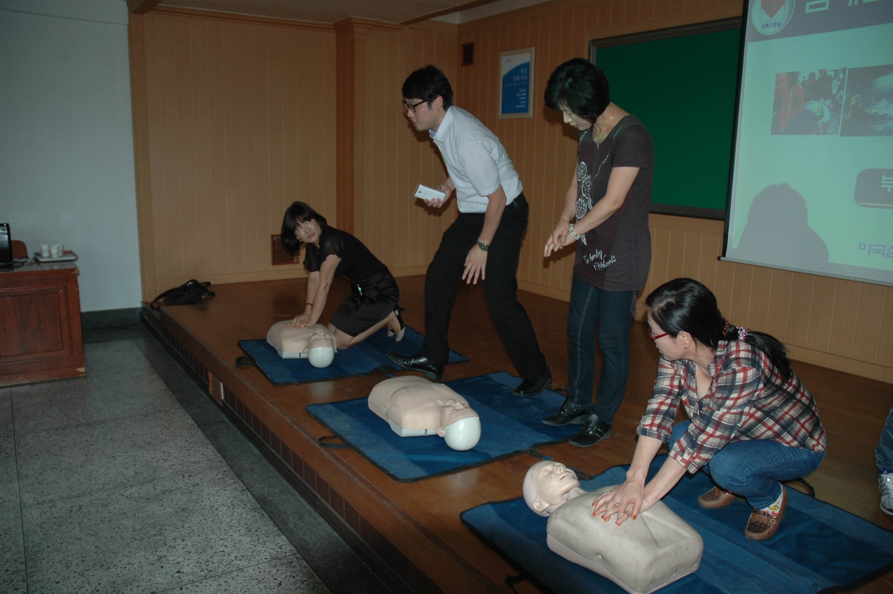 신규 의소대대원 CPR 교육 사진1