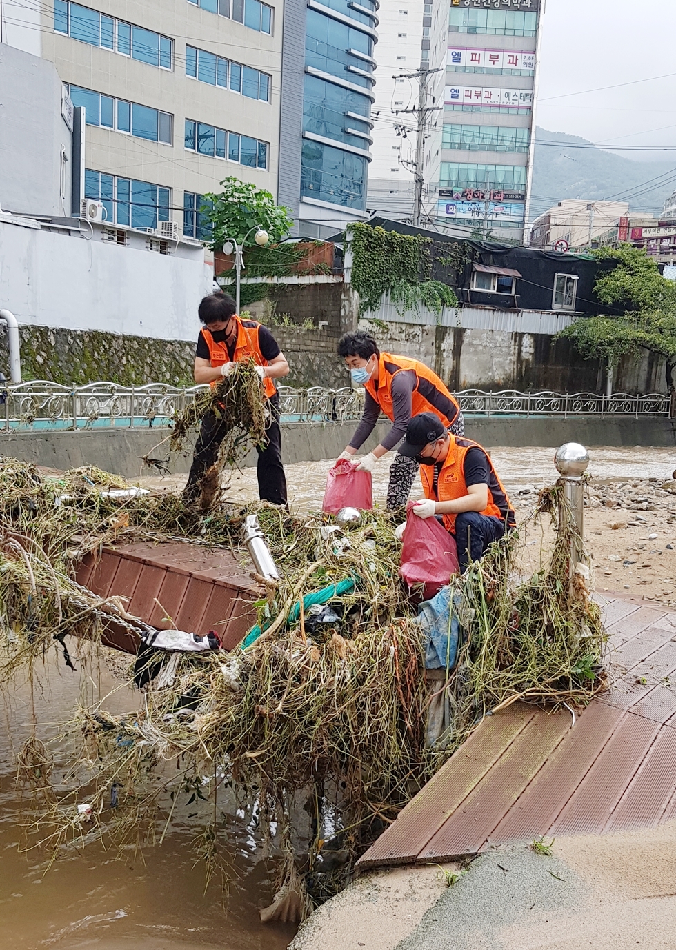 태풍 "오마이스" 수해 복구 활동 사진1