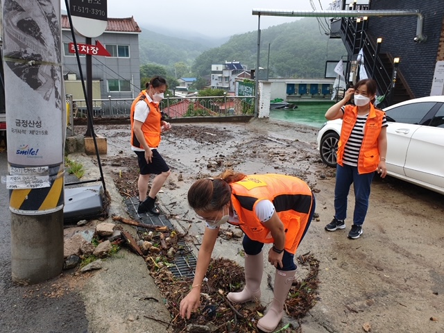 태풍 "오마이스" 수해 복구 활동 사진4