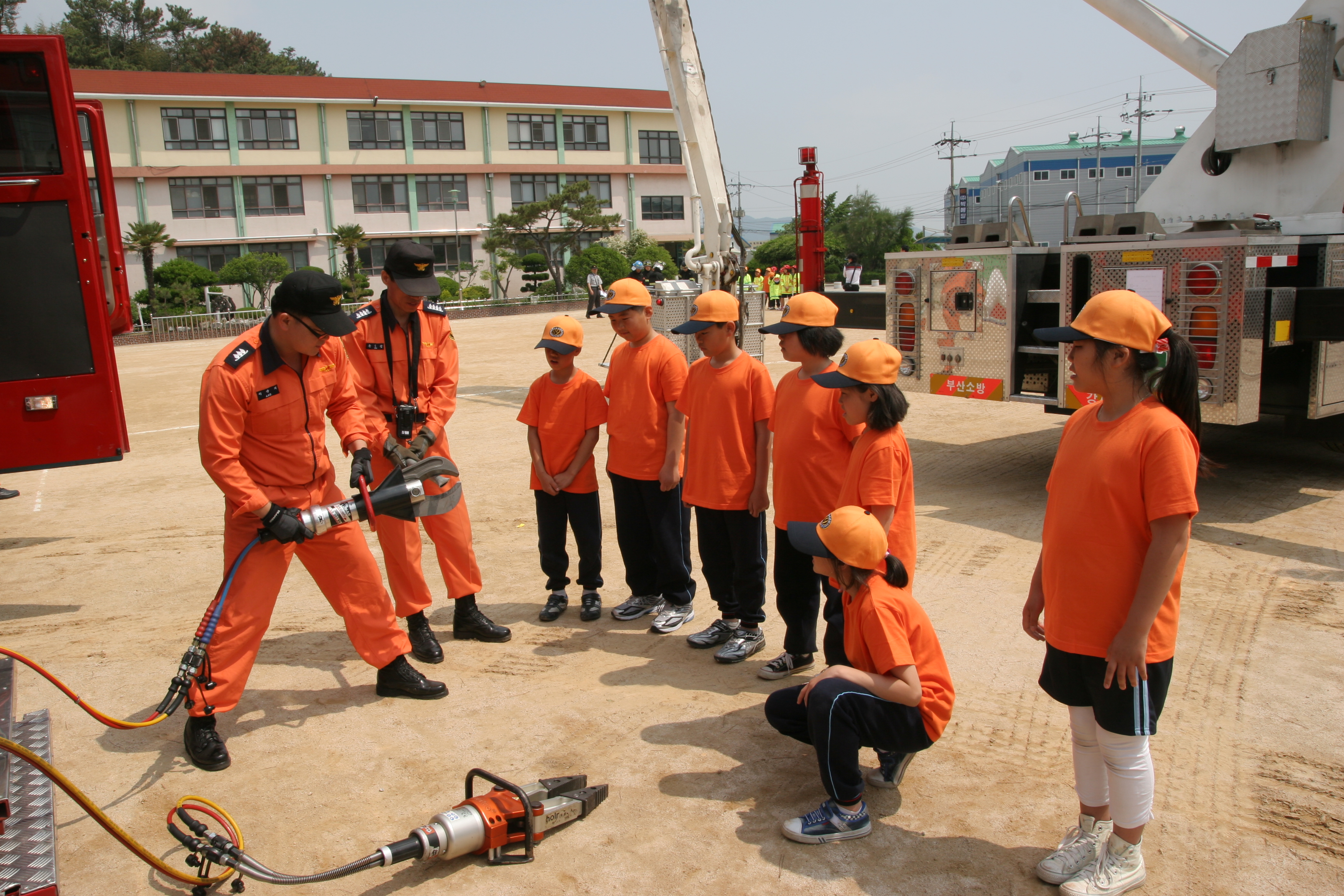 2009년 한국 119소년단 발대식 및 소방안전체험 교실 운영 사진5