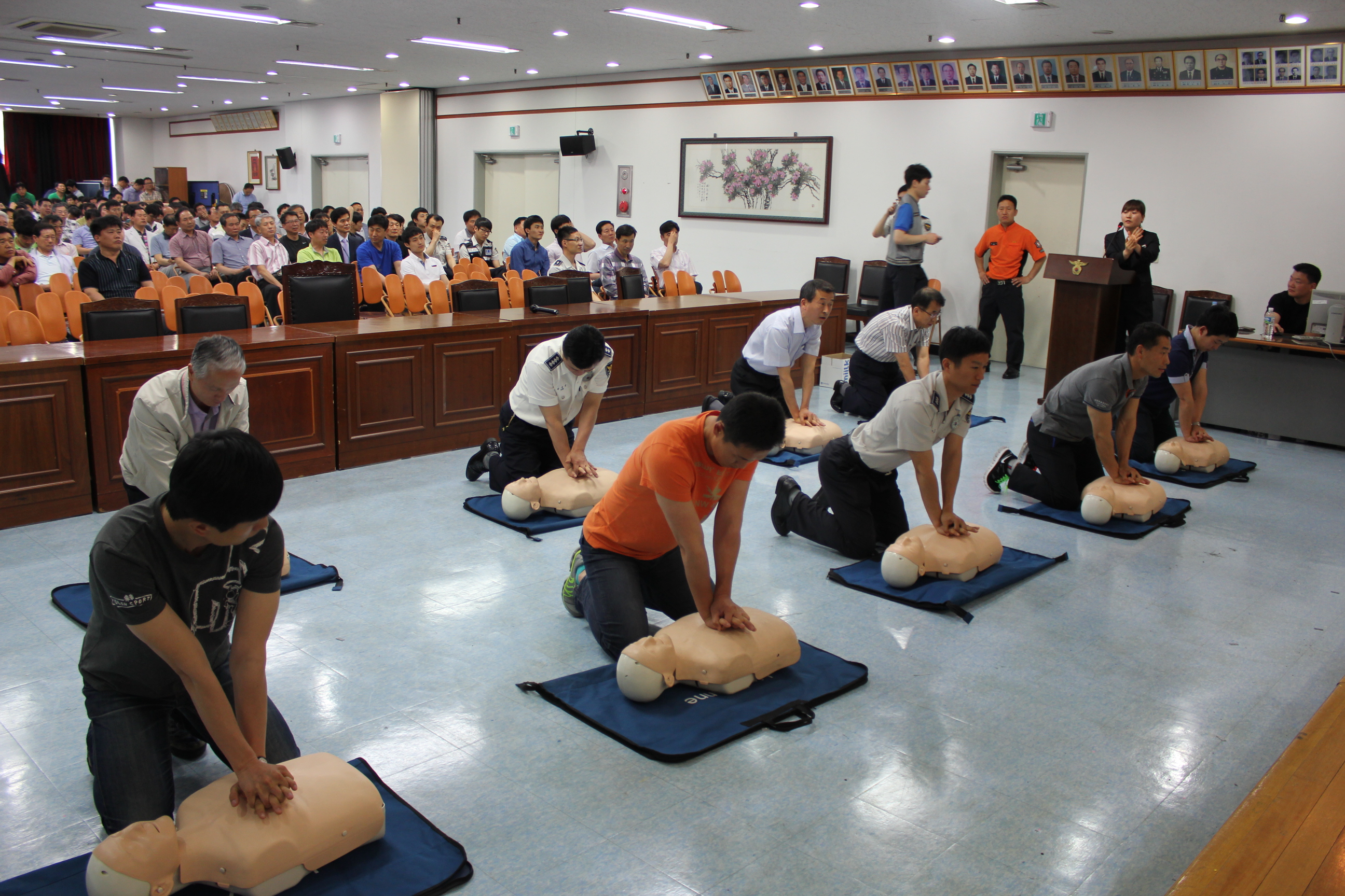 부산진경찰서 응급처치교육 사진1