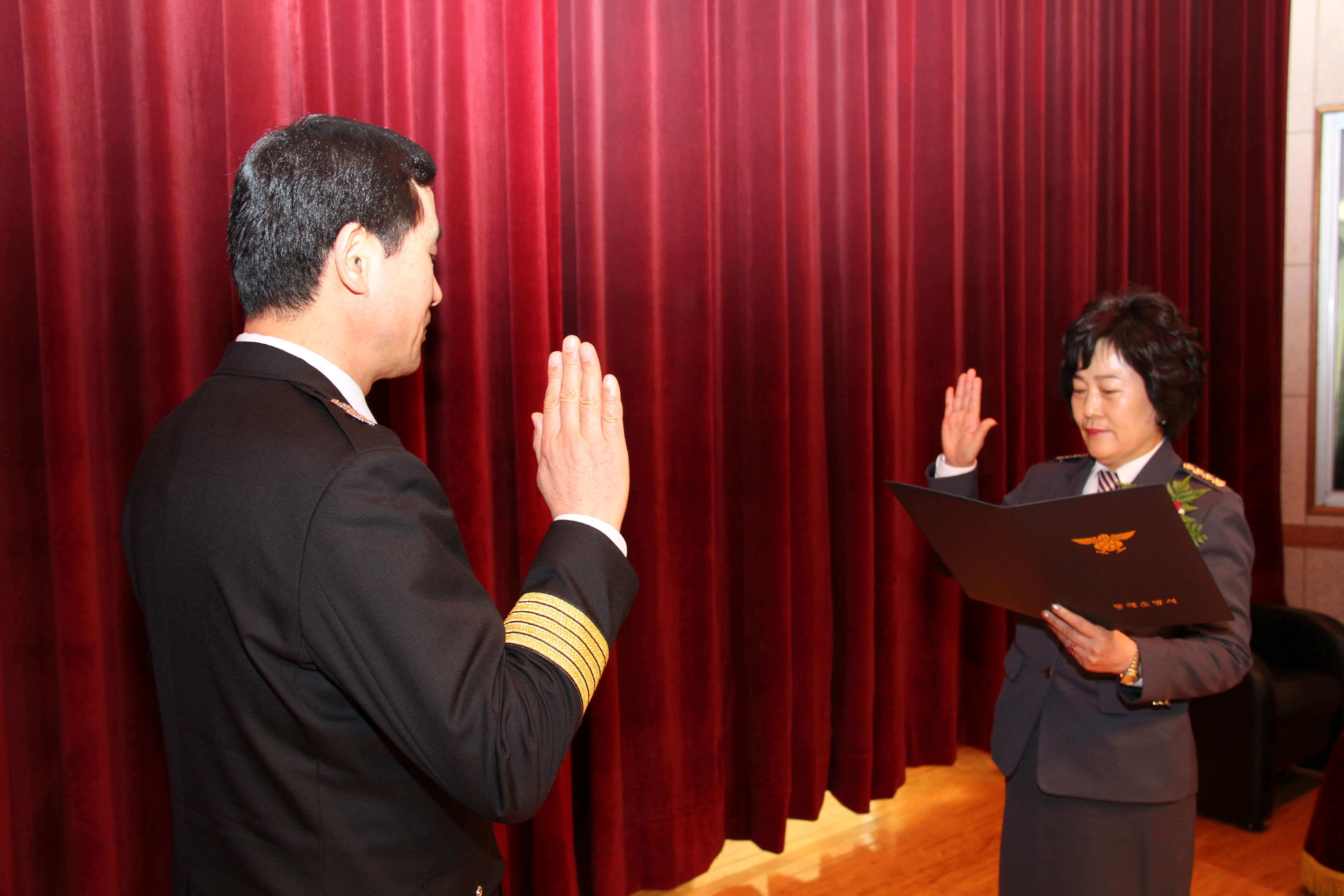 동래소방서 제8대 박무선 여성의용소방대장 취임식 사진1