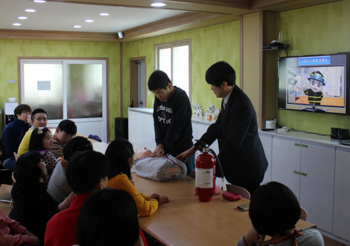 강서소방서 장애인보호센터 소방안전교육 실시 사진3